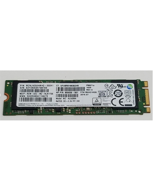 Samsung SSD M.2 256 GB